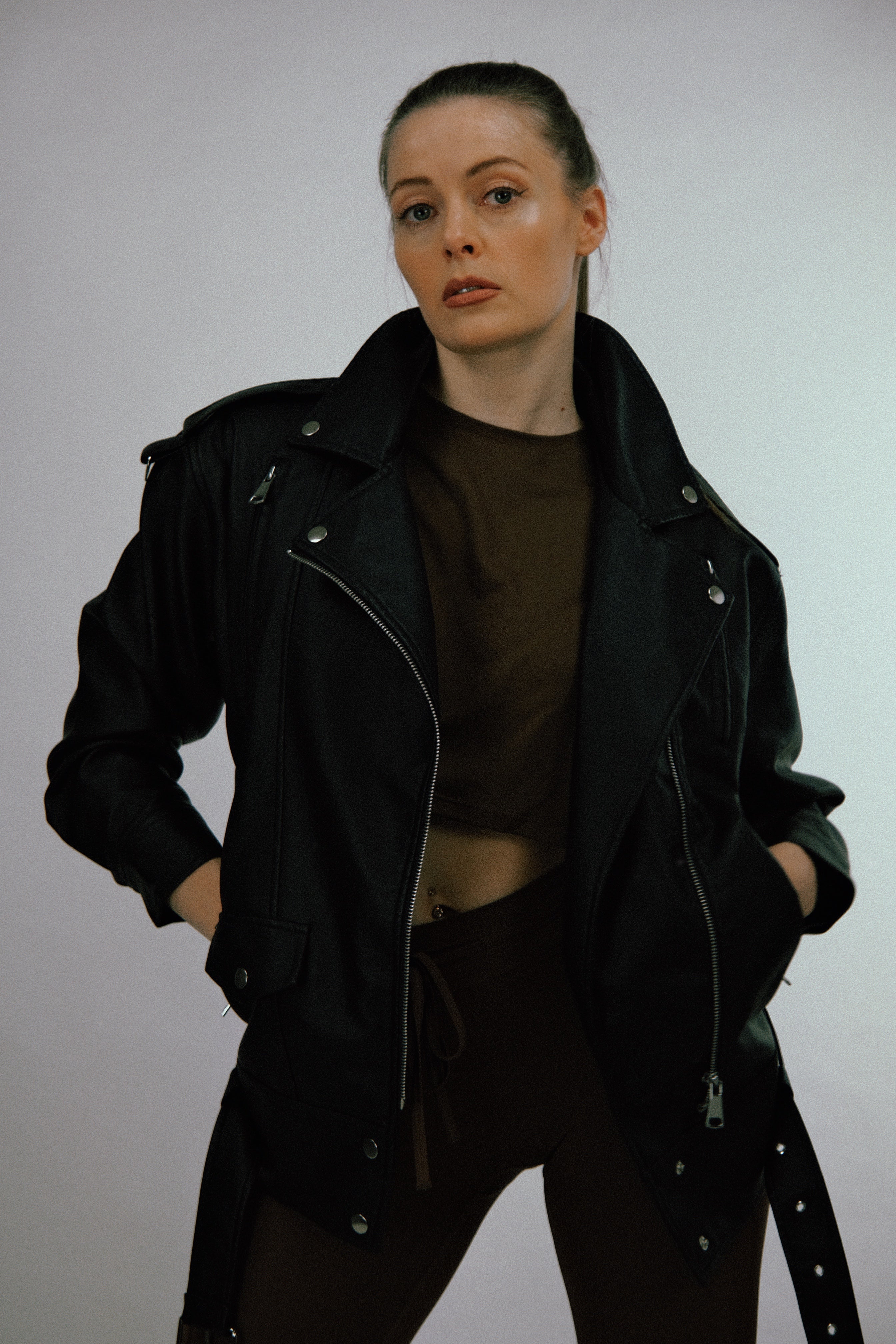 Effortless Faux Leather Jacket