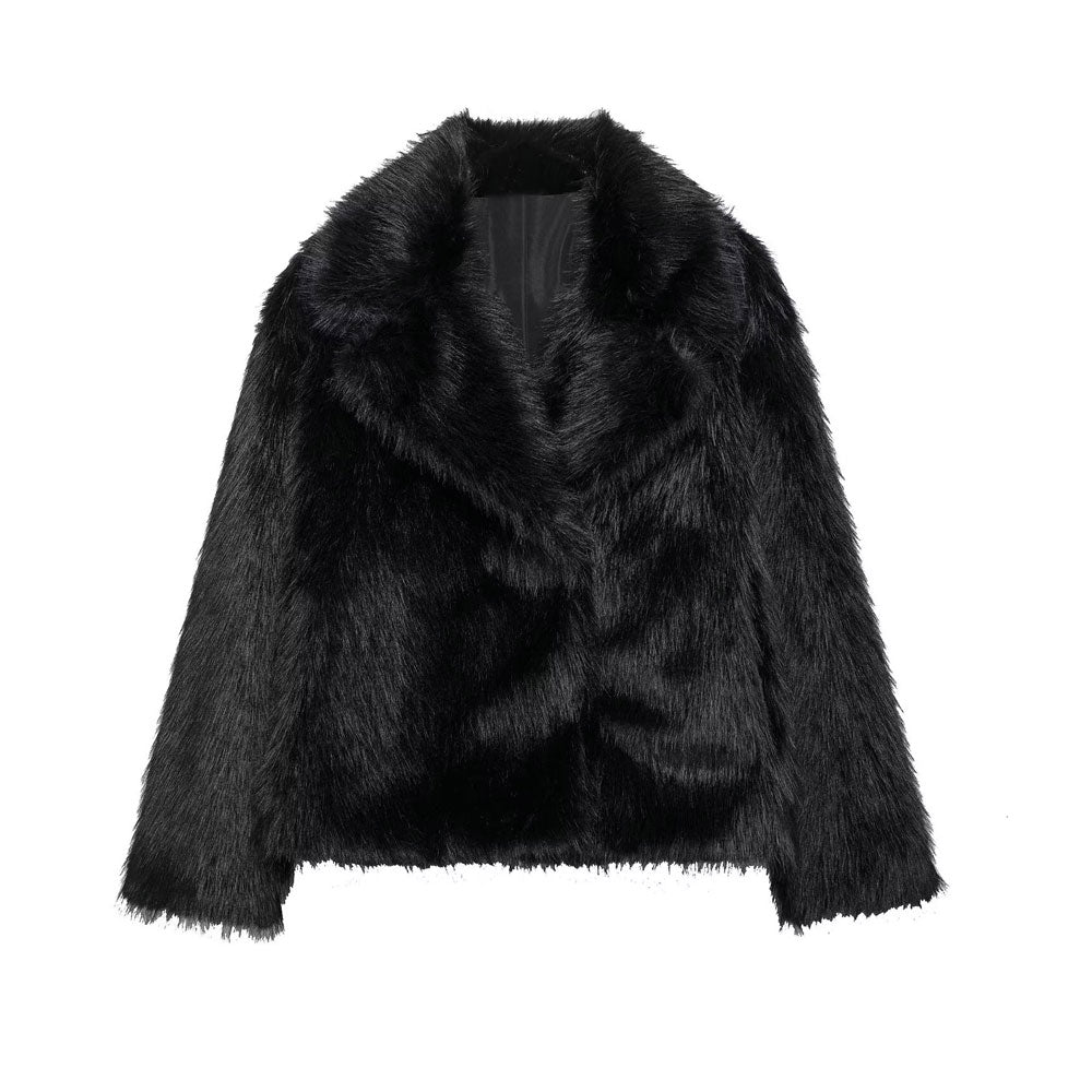 Faux Fur Statement Jacket