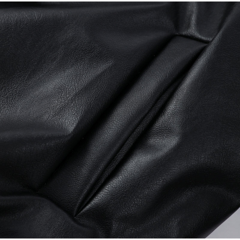 Bold Faux Leather Jacket