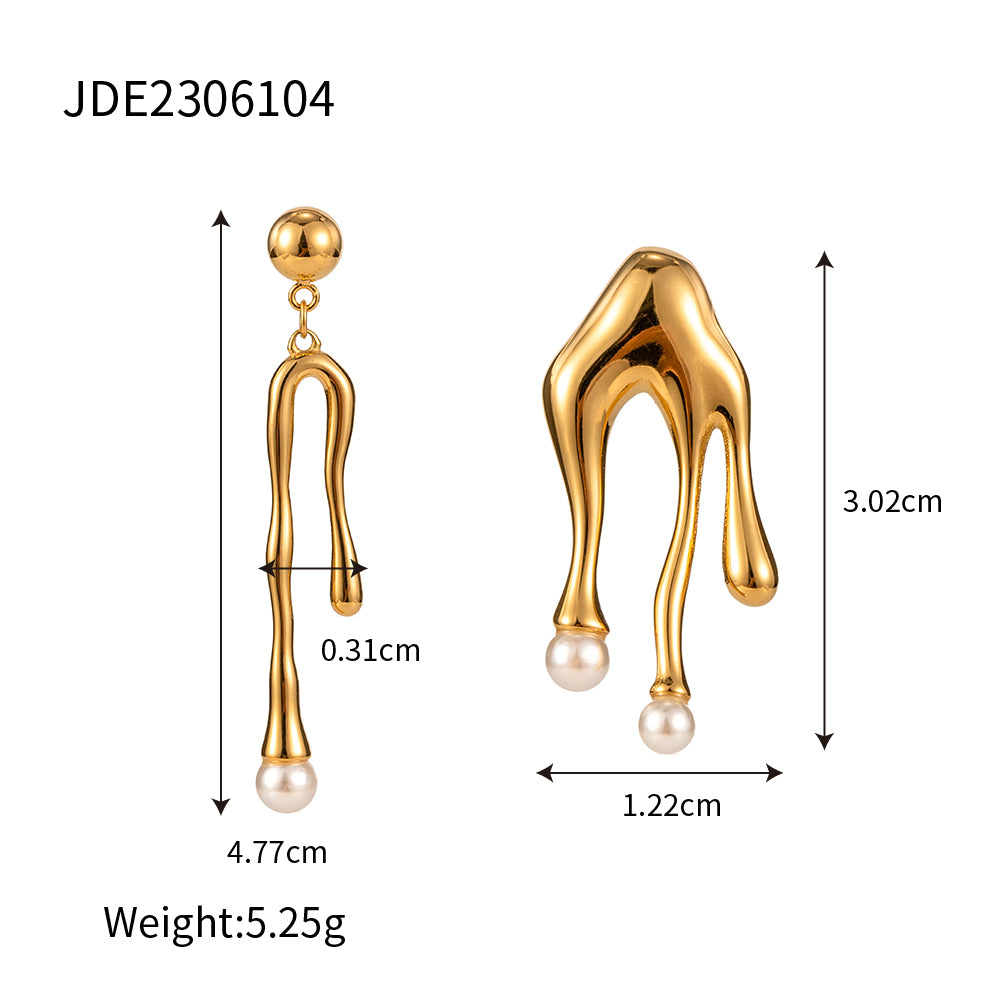 Pearl Twist Earrings