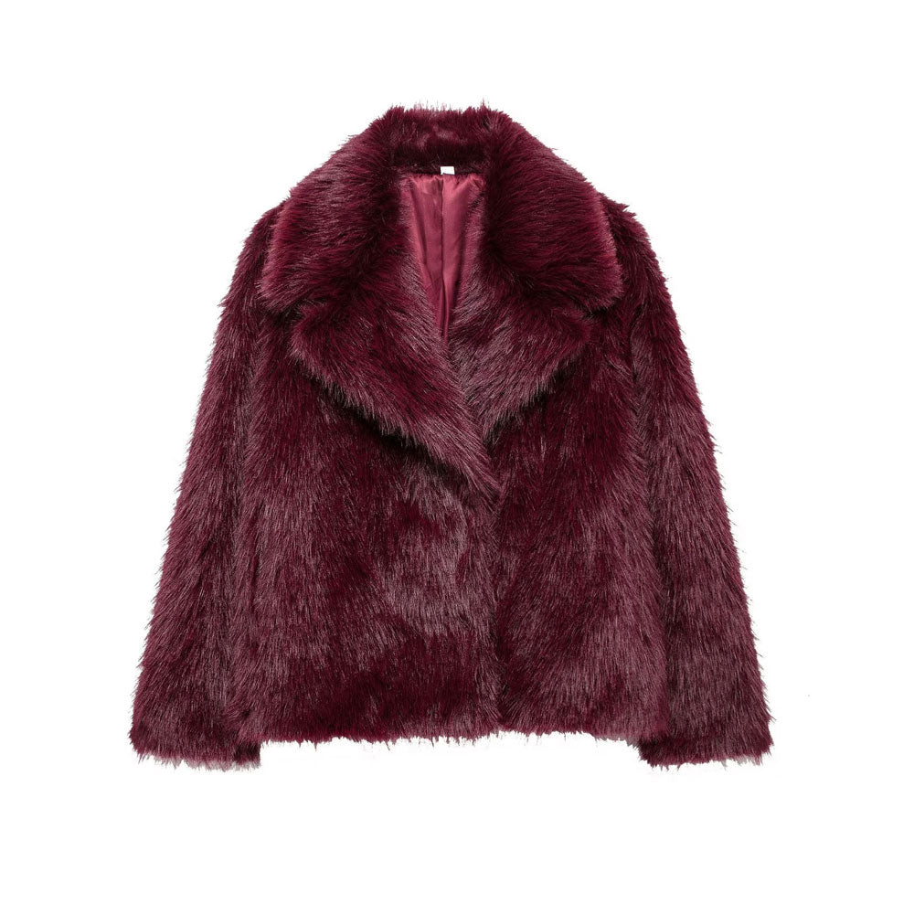 Faux Fur Statement Jacket
