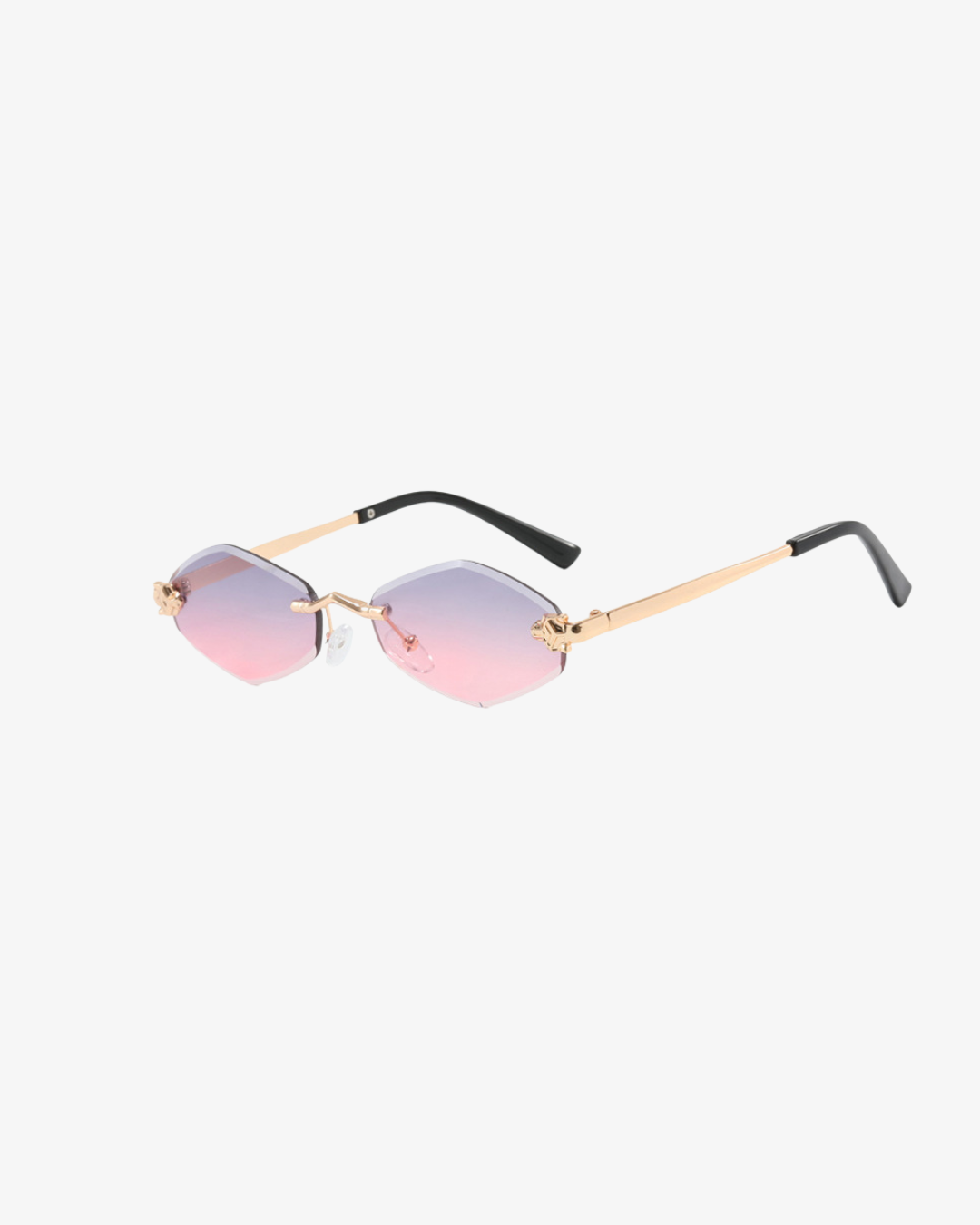 Diamond Cut Sonnenbrille für Damen – stylische Sonnenbrille mit diamantgeschliffenem Rahmen und UV400-Schutz – modisches Accessoire für Alltag, Party und sonnige Herbsttage