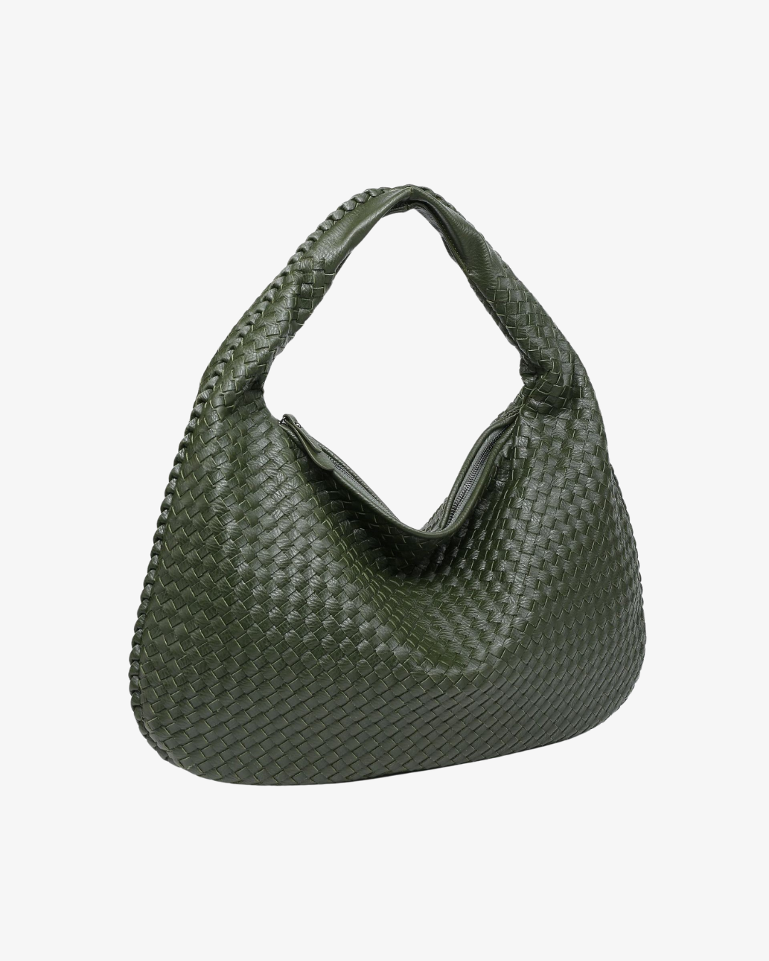 Klassische Hobo Tasche aus veganem Leder – elegante Schultertasche für Damen