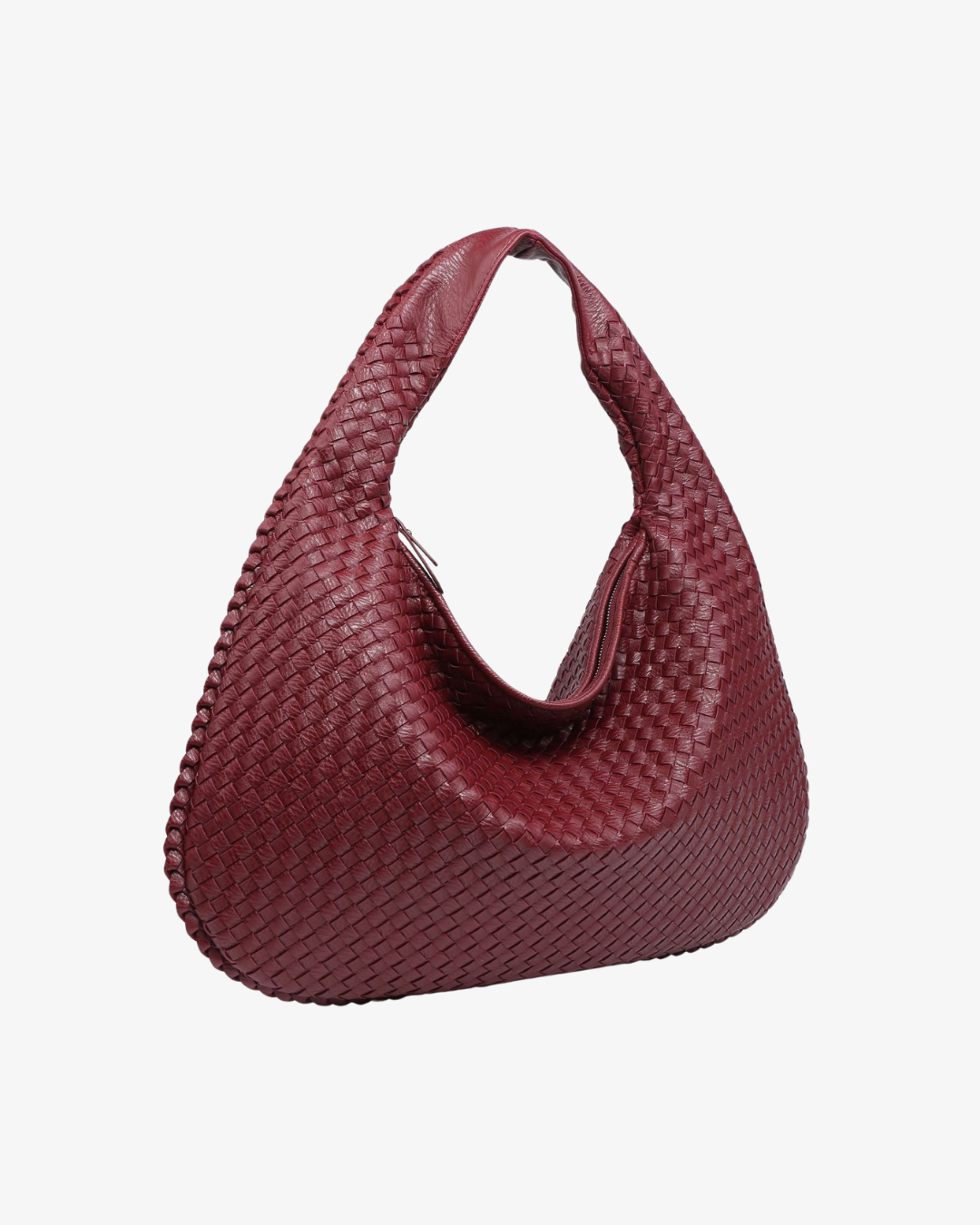 Klassische Hobo Tasche aus veganem Leder – elegante Schultertasche für Damen