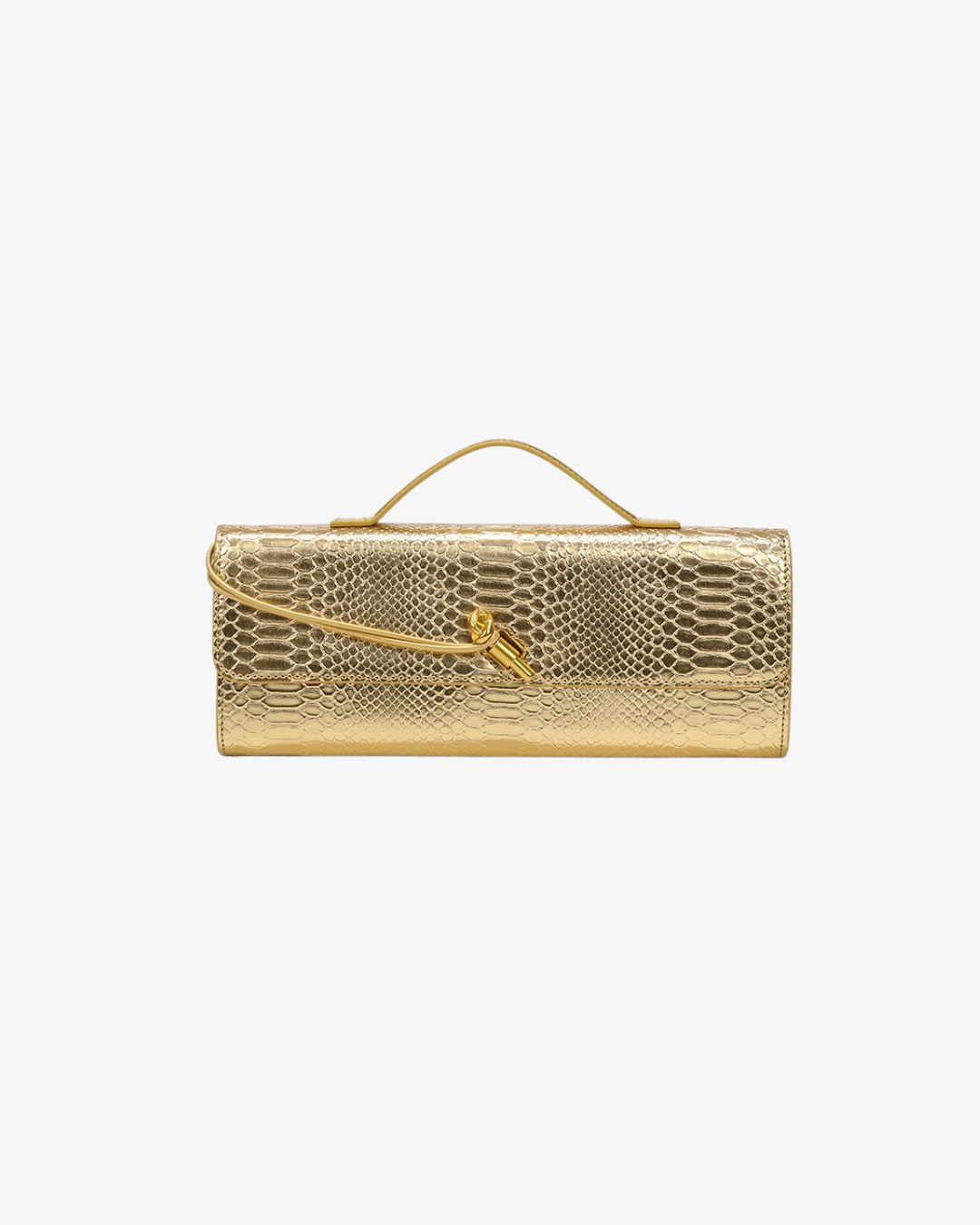 Baguette Tasche mit Schlangenhaut-Muster – elegante Handtasche für Damen