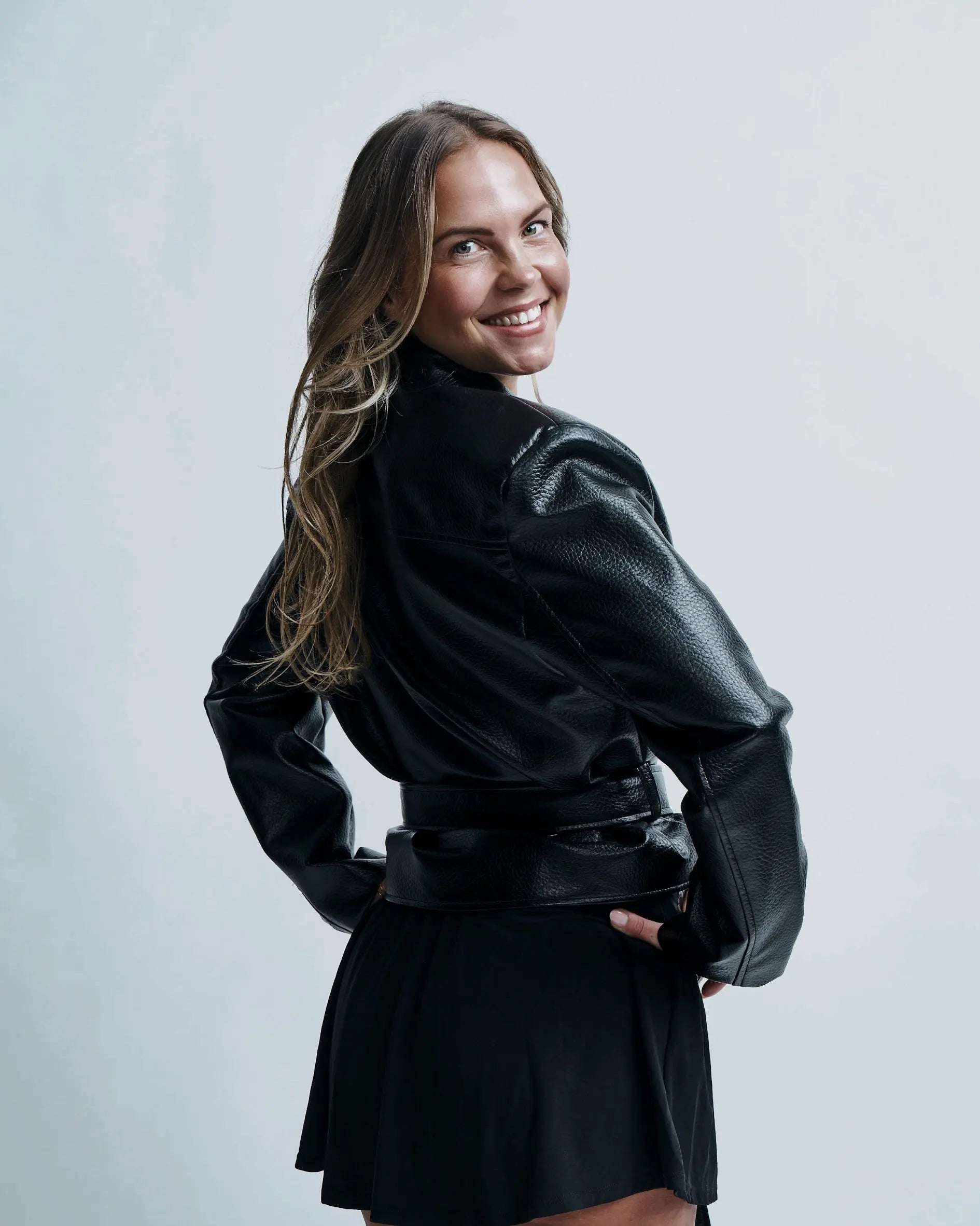 Statement Leather Jacket te'sy