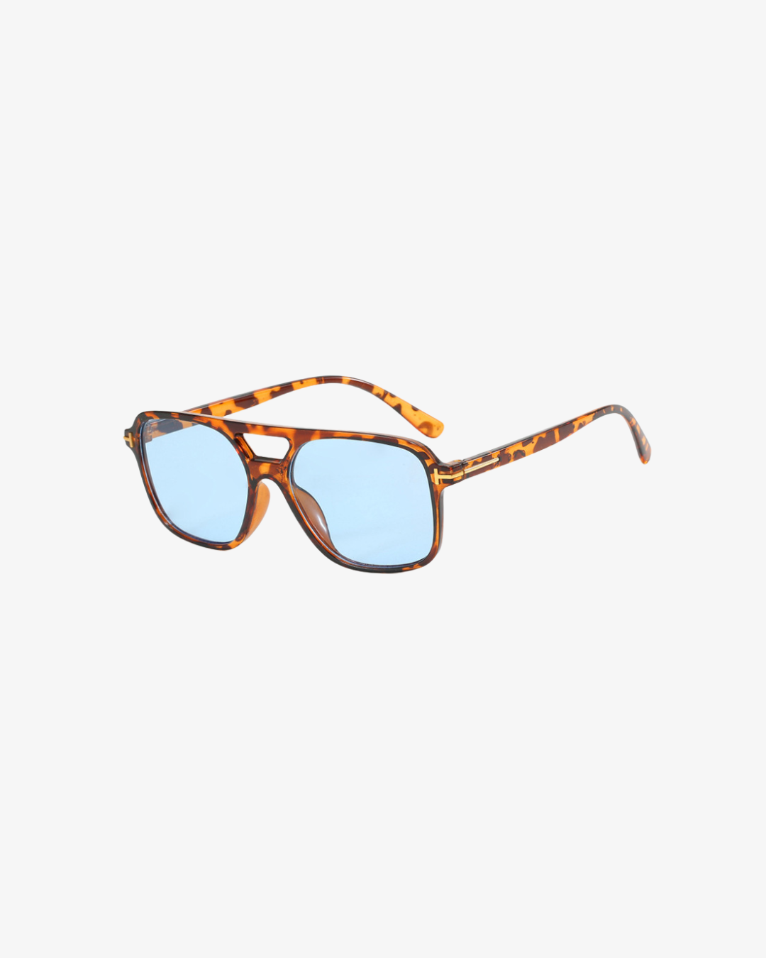 Refined Square Sonnenbrille für Damen – eckige T-Frame Sonnenbrille mit Doppelsteg und UV400-Schutz – stilvolles Fashion Accessoire für Streetstyle, Autofahrten und sonnige Tage