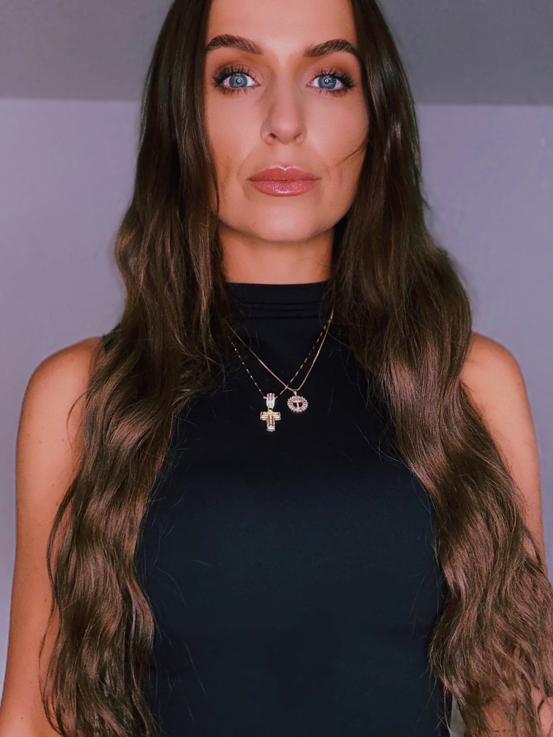 Signature Initial Necklace – 2-Piece Set