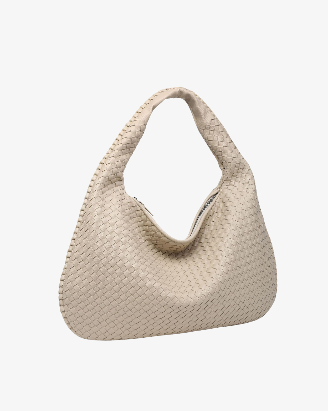 Klassische Hobo Tasche aus veganem Leder – elegante Schultertasche für Damen