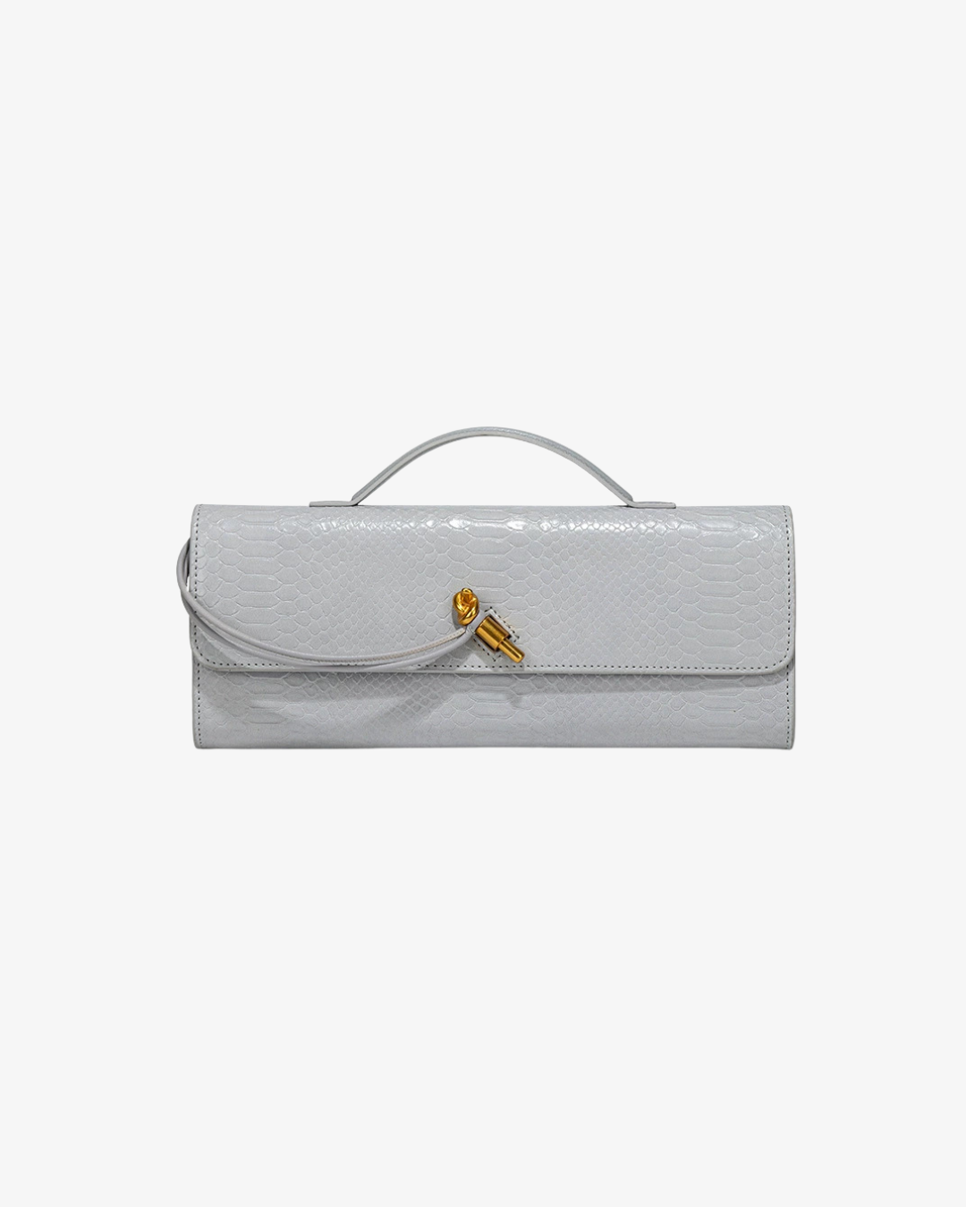 Baguette Tasche mit Schlangenhaut-Muster – elegante Handtasche für Damen