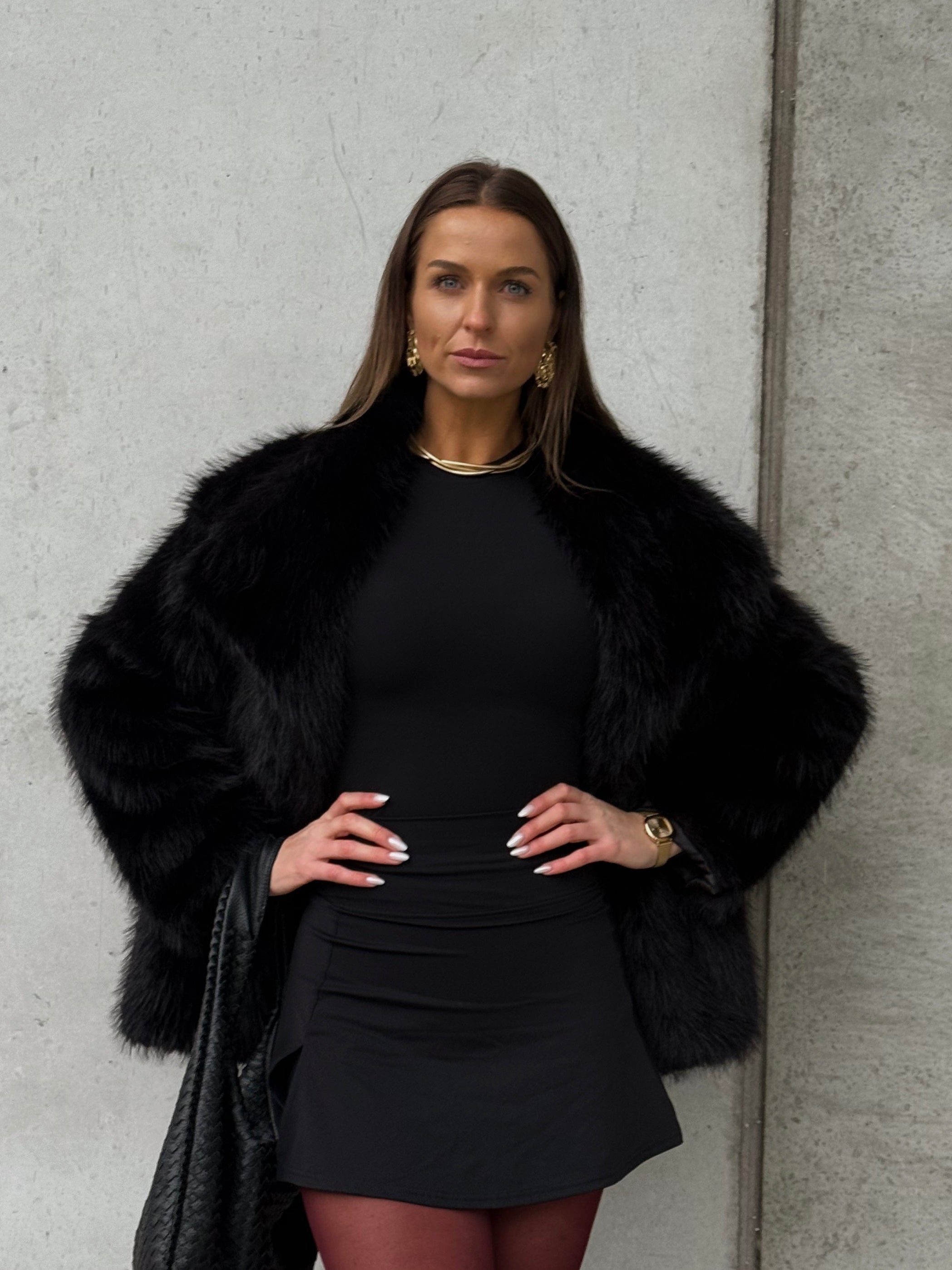 Faux Fur Statement Jacket