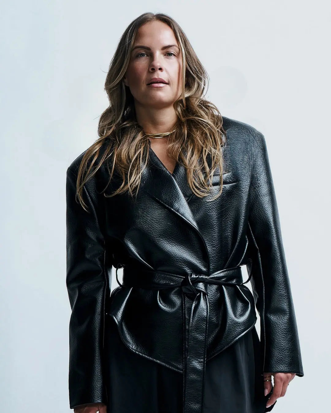 Statement Leather Jacket te'sy
